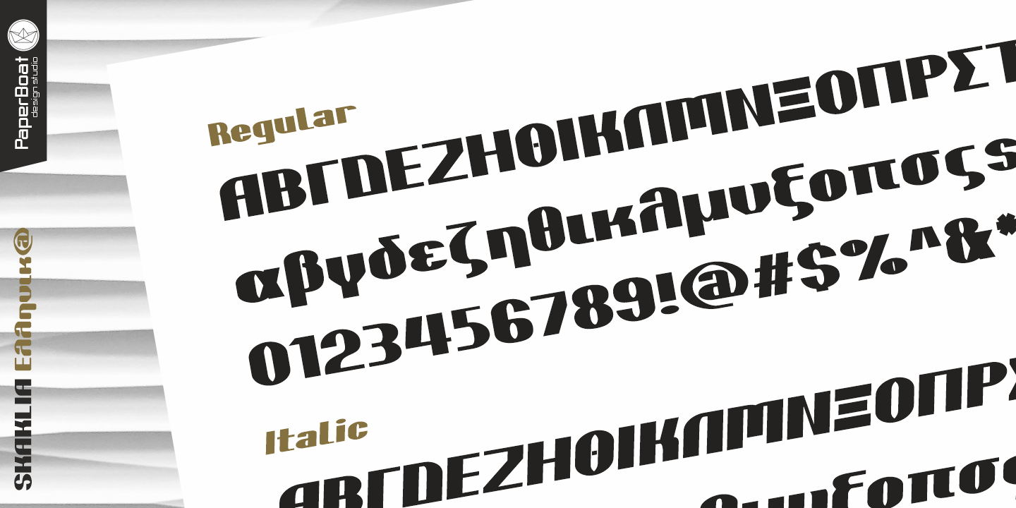 Example font Skaklia #6